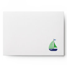 Sailboat Birthday Envelopes