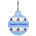 Sailboat  Blue Stripe Custom