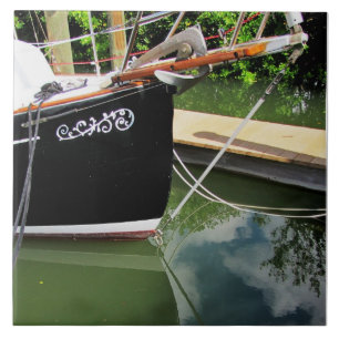 Sailboat Bow Sprit on CeramicTile Tile