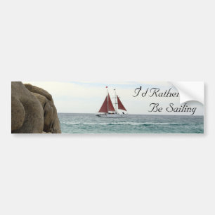 Sailboat Bumper Sticker