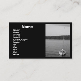 Sailboat Business Card Template