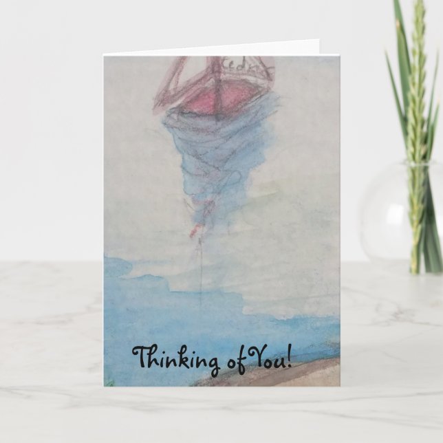 sailboat card (Front)