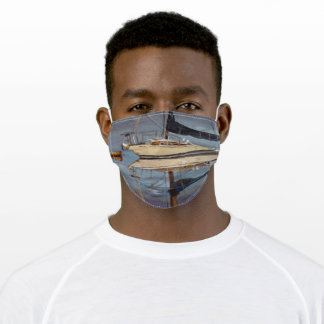 Sailboat cloth face mask