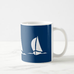 Sailboat coffee mug