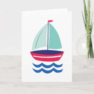 Sailboat Cute Card