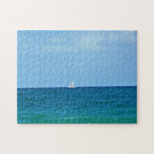 Sailboat, Fort Lauderdale, Florida Jigsaw Puzzle