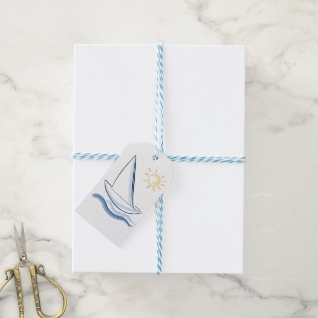 Sailboat Gift Tags (With Twine)