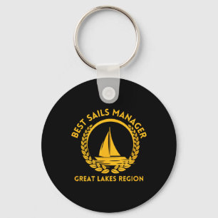 Sailboat Great Lakes Sailing s Retirement New Keychain