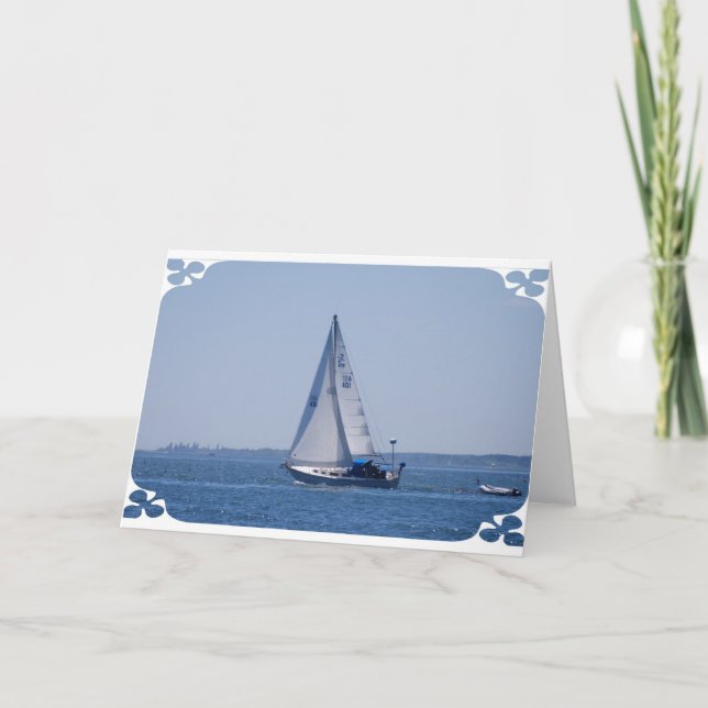 Sailboat Greeting Card (Front)