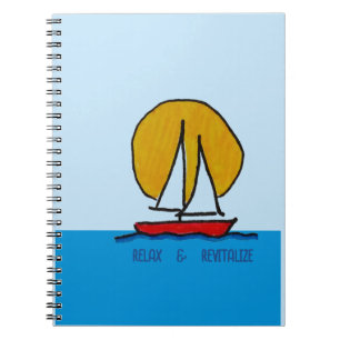Sailboat in the Sun Clipboard Notebook