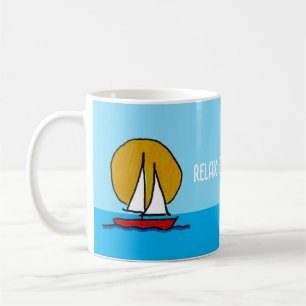 Sailboat in the Sun Relax & Revitalize Coffee Mug