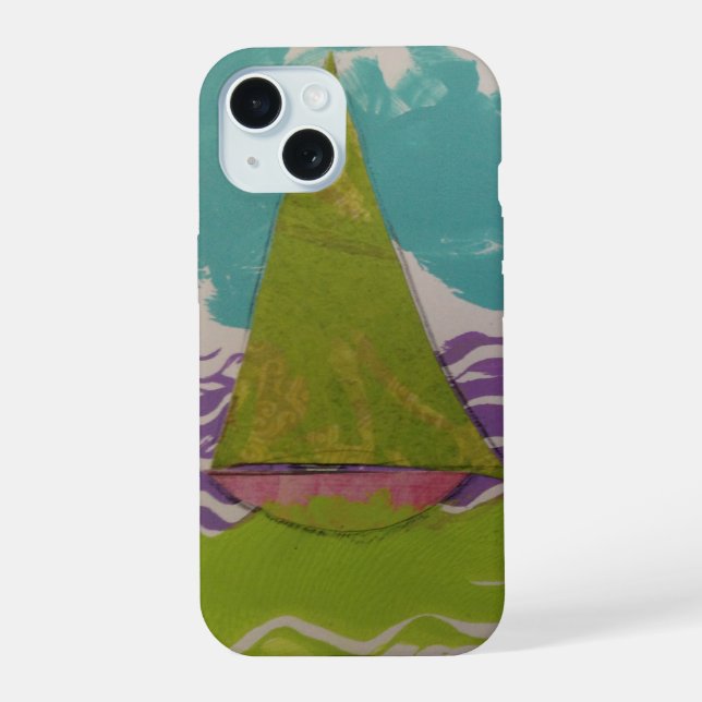 Sailboat  iPhone 15 case (Back)