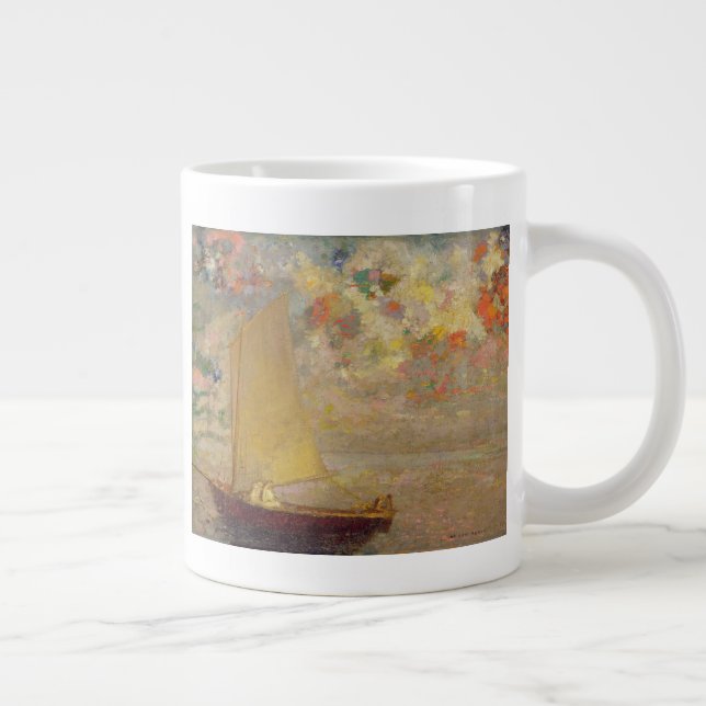 Sailboat Large Coffee Mug (Right)