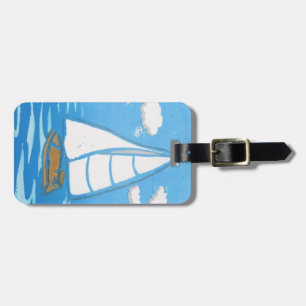 Sailboat Luggage Tag