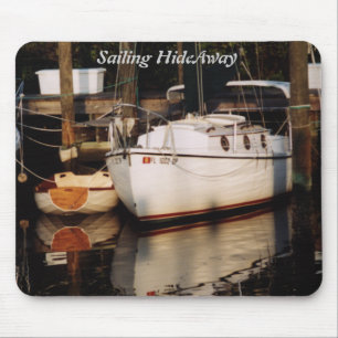 Sailboat Marina Mouse Pad