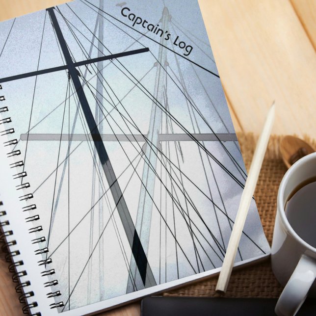 Sailboat Masts Captain Log Notebook (Creator Uploaded)