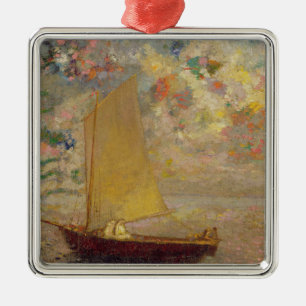 Sailboat Metal Ornament