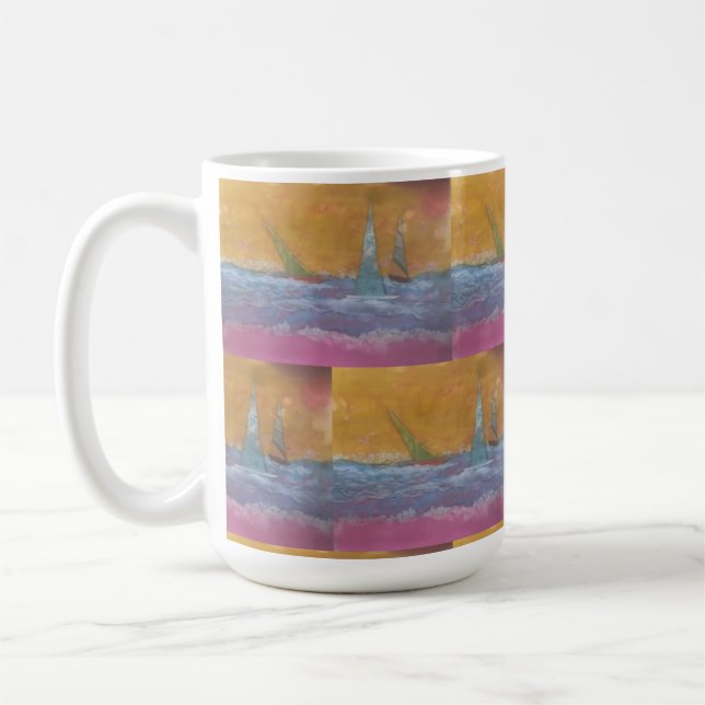Sailboat Mug (Left)