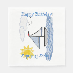Sailboat Napkin