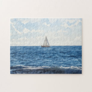 Sailboat Ocean Art Puzzle
