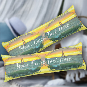 Sailboat on Banderas Bay 0884 Body Pillow