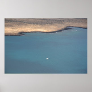 Sailboat on Blue Sea – Landscape Photography Print