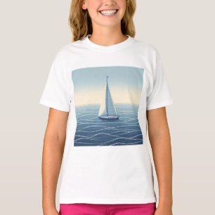 Sailboat on the high seas T-Shirt