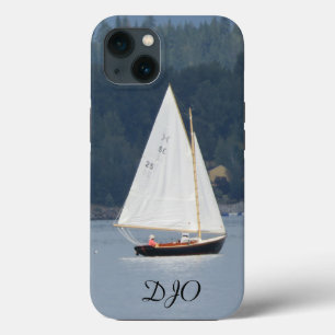Sailboat on the Lake initials Case-Mate iPhone 13 Case
