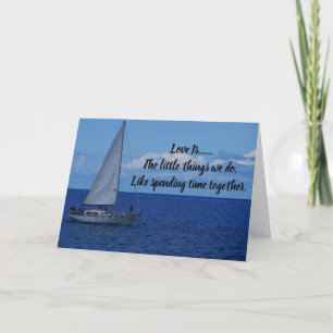 Sailboat on the Water Card