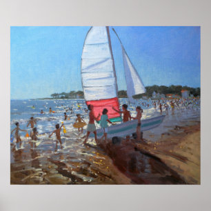 Sailboat Palais Sur Mer 2008 Poster