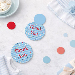 Sailboat Pattern Table Confetti