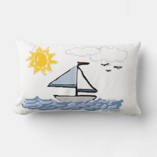 Sailboat PB Lumbar Pillow