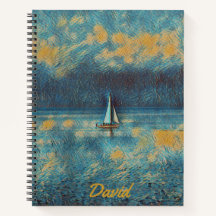 Sailboat Personalized Notebook