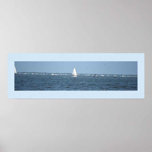 Sailboat Photo Poster (Front)
