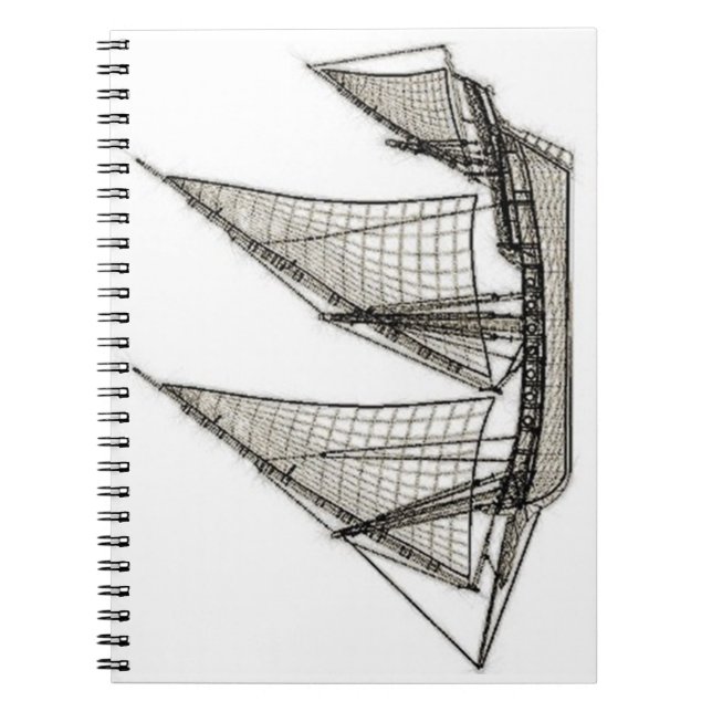 sailboat pirate notebook (Front)