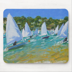 Sailboat Race Mouse Pad