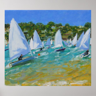 Sailboat Race Poster