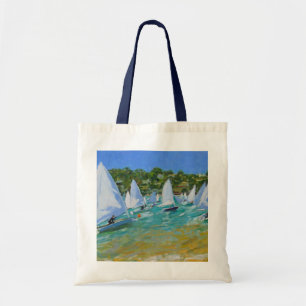 Sailboat Race Tote Bag