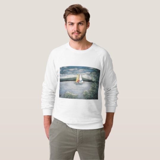 Sailboat & Raging Waterfall Sweatshirt