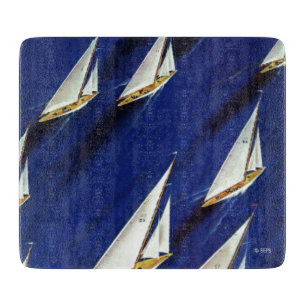 Sailboat Regatta by Ski Weld Cutting Board