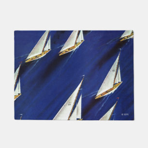 Sailboat Regatta by Ski Weld Doormat