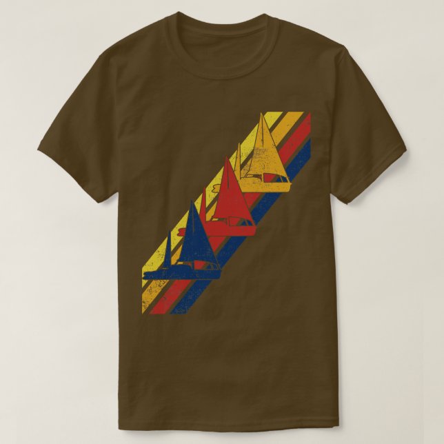 Sailboat Sailing T-Shirt (Design Front)