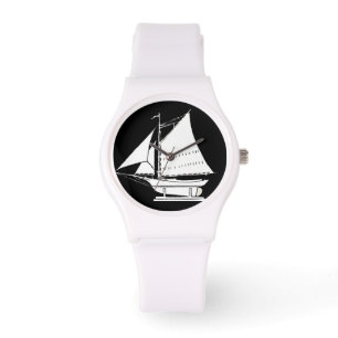 sailboat silhouette watch