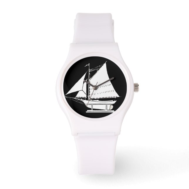 sailboat silhouette watch (Front)