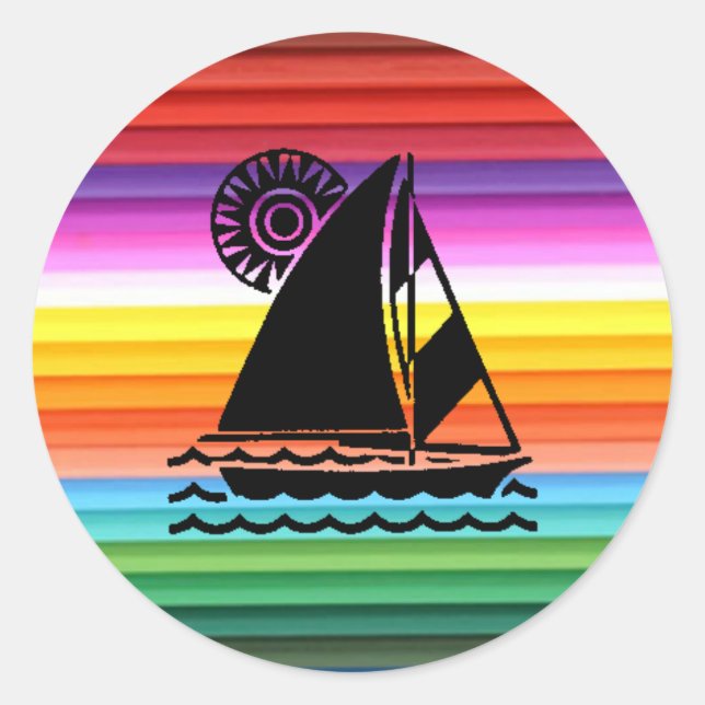 Sailboat Sticker (Front)