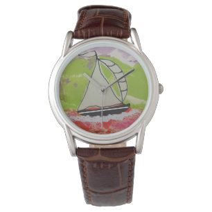 Sailboat Striped Jib Watch