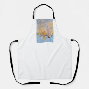 Sailboat Sunset Sailing Apron