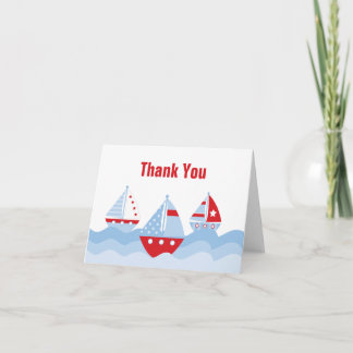 Sailboat Thank You Card