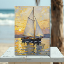 Sailboat Themed Happy Father's Day