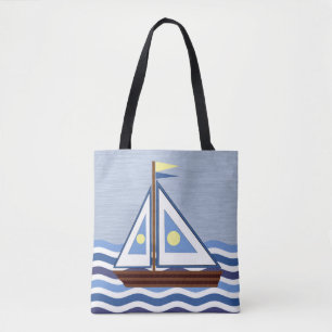 Sailboat Tote Bag